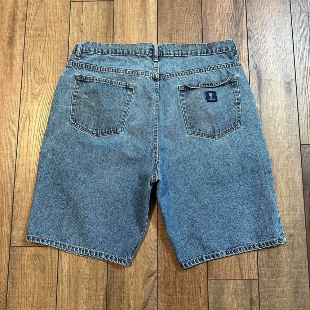 Vintage RK brand blue jean shorts jorts size 38‎